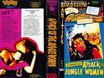 Attack of the Jungle Women VHS cover