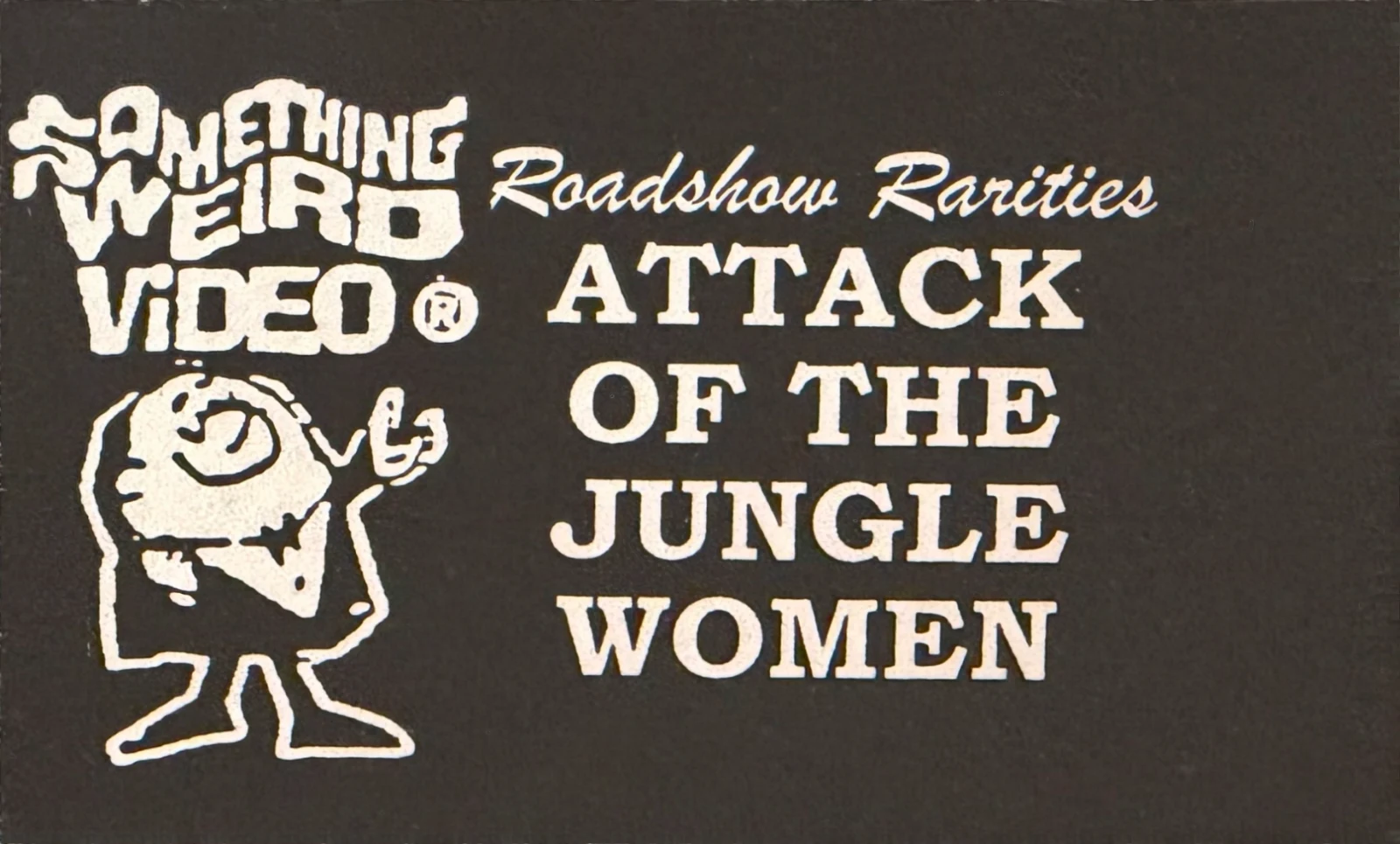 Attack of the Jungle Women VHS front label scan