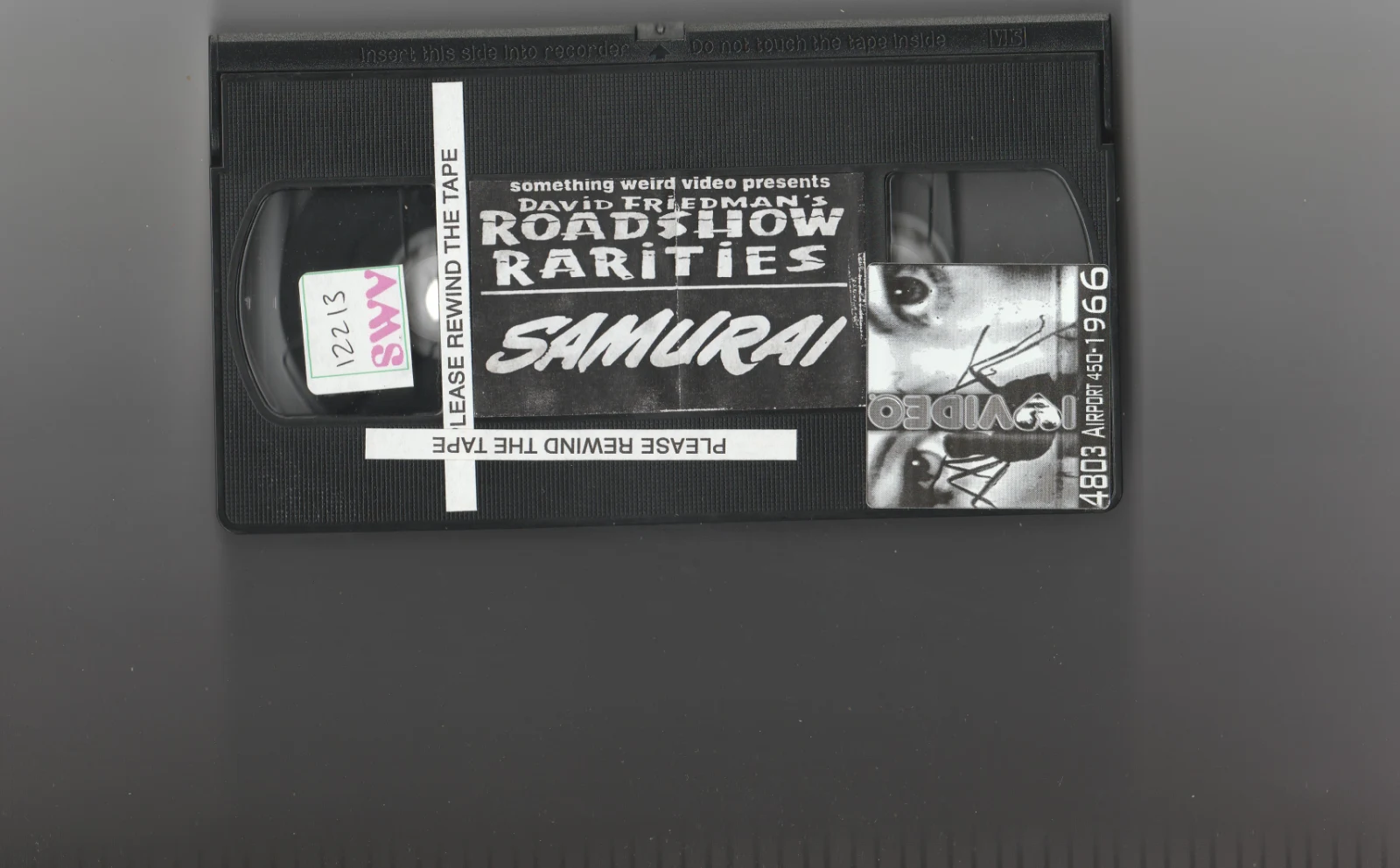 Samurai VHS front label scan