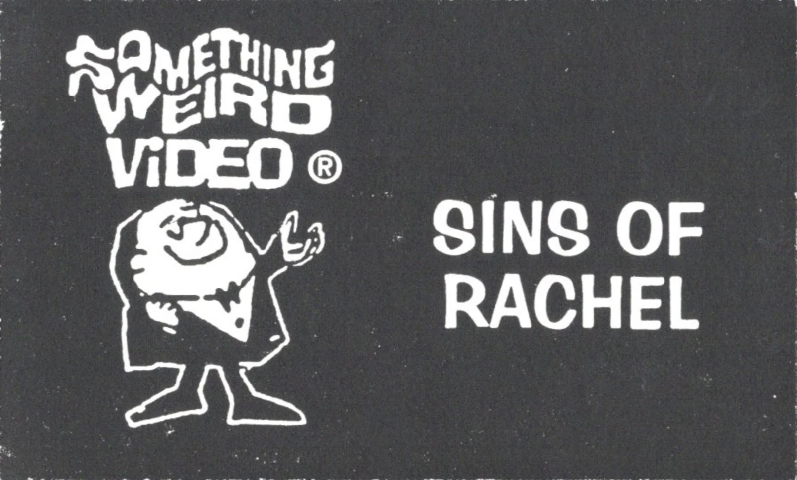Sins of Rachel VHS front label scan