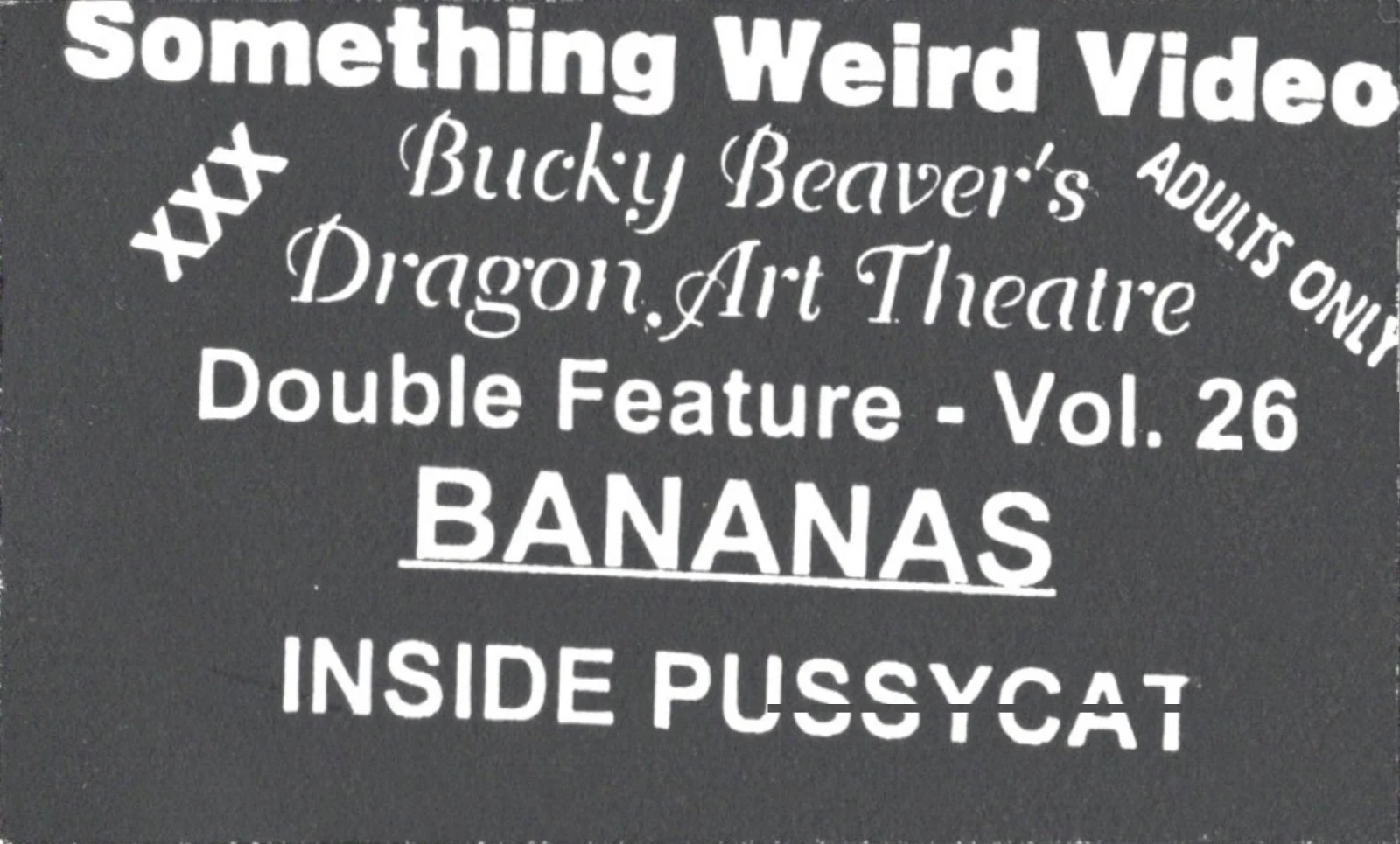 Dragon Art Theatre VHS front label scan
