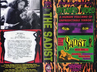 The Sadist VHS cover