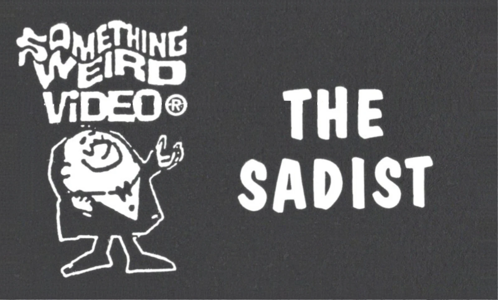 The Sadist VHS front label scan