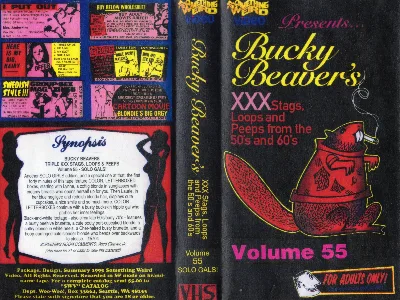 Bucky Beaver's XXX Stags, Loops and Peeps from the 50's and 60's VHS cover