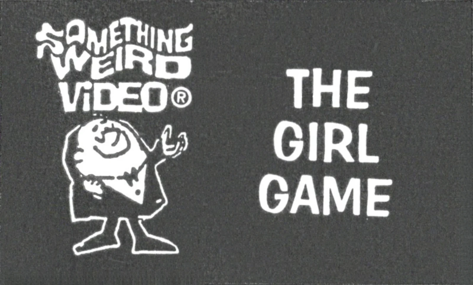 The Girl Game VHS front label scan