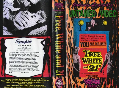Free, White and 21 VHS cover
