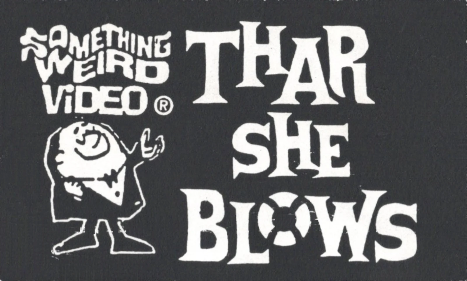 Thar She Blows VHS front label scan