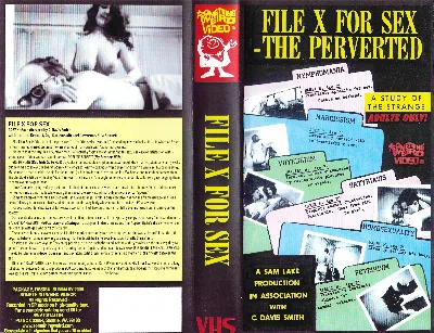 File X For Sex VHS cover