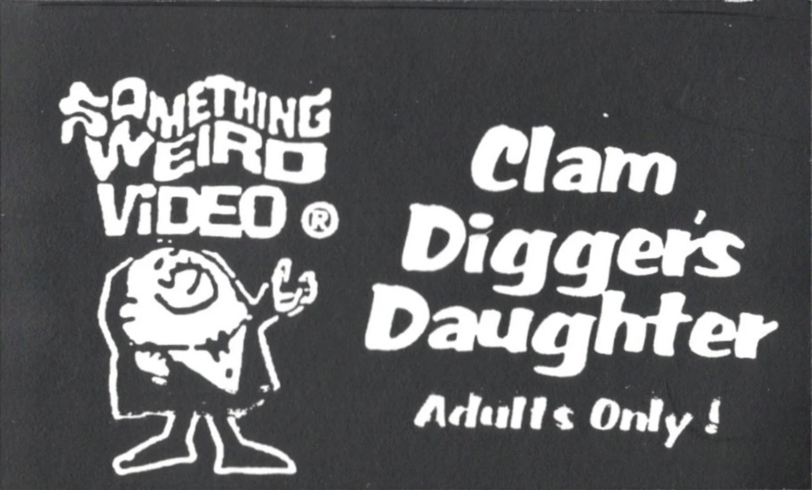 The Clamdigger's Daughter VHS front label scan