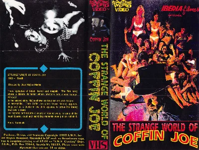 The Strange World of Coffin Joe VHS cover