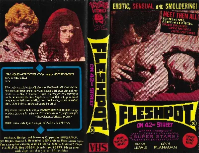 Fleshpot on 42nd Street VHS cover