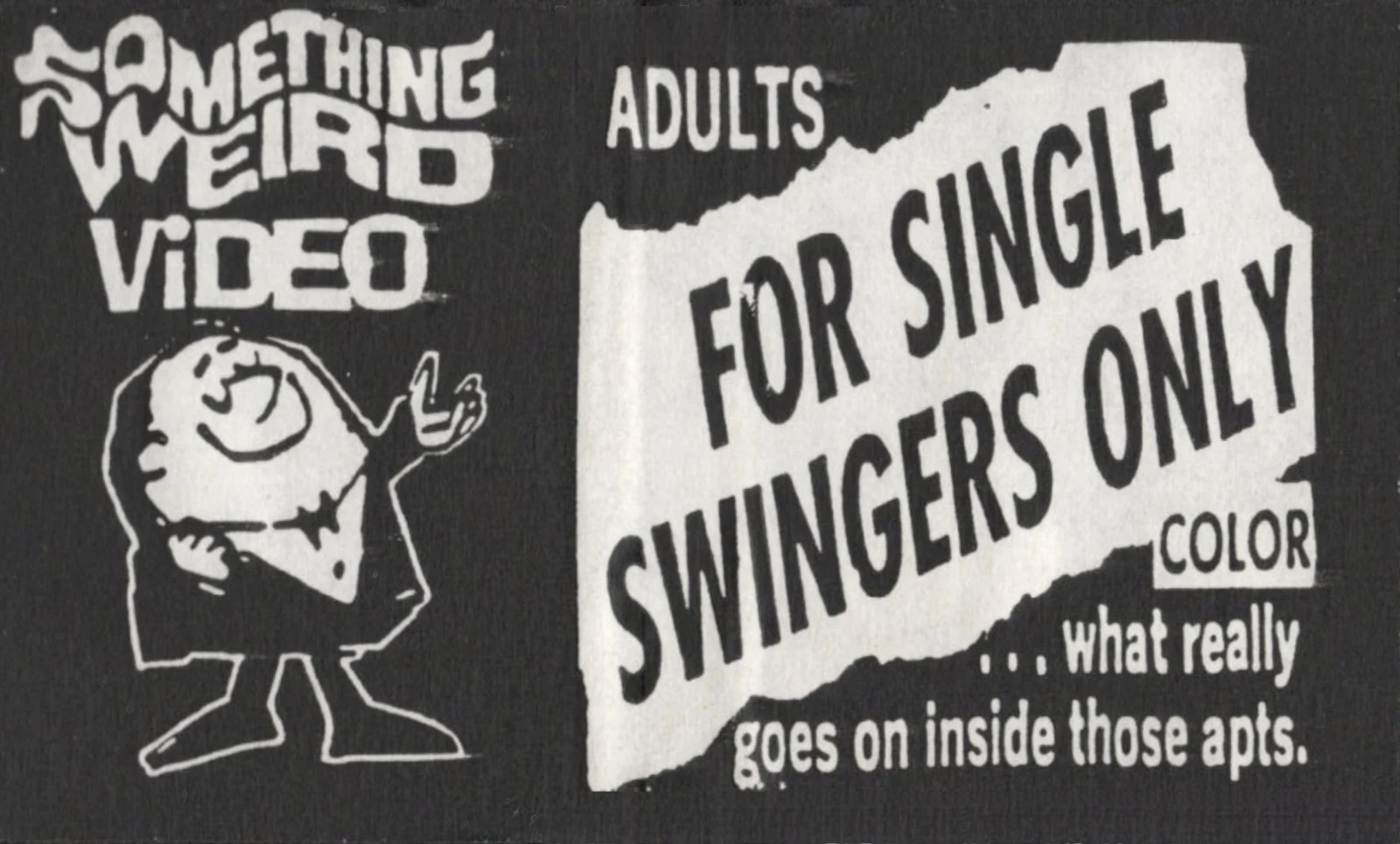 For Single Swinger Only VHS front label scan