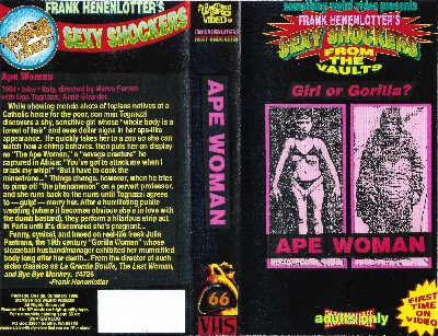Ape Woman VHS cover