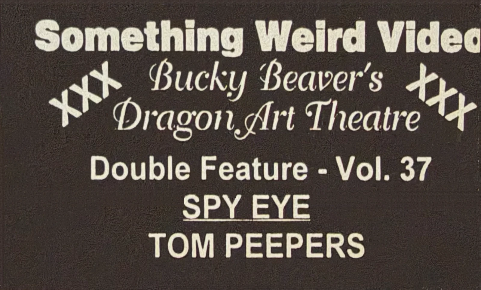 Dragon Art Theatre VHS front label scan