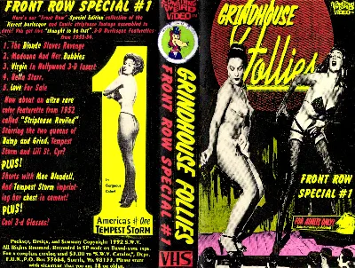 Front Row Special VHS cover
