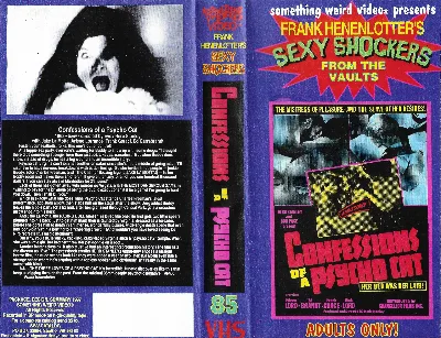 Confessions of a Psycho Cat VHS cover