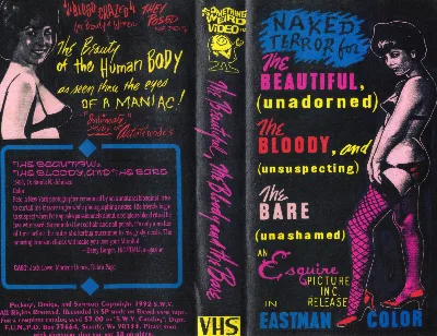 The Beautiful, the Bloody, and the Bare VHS cover