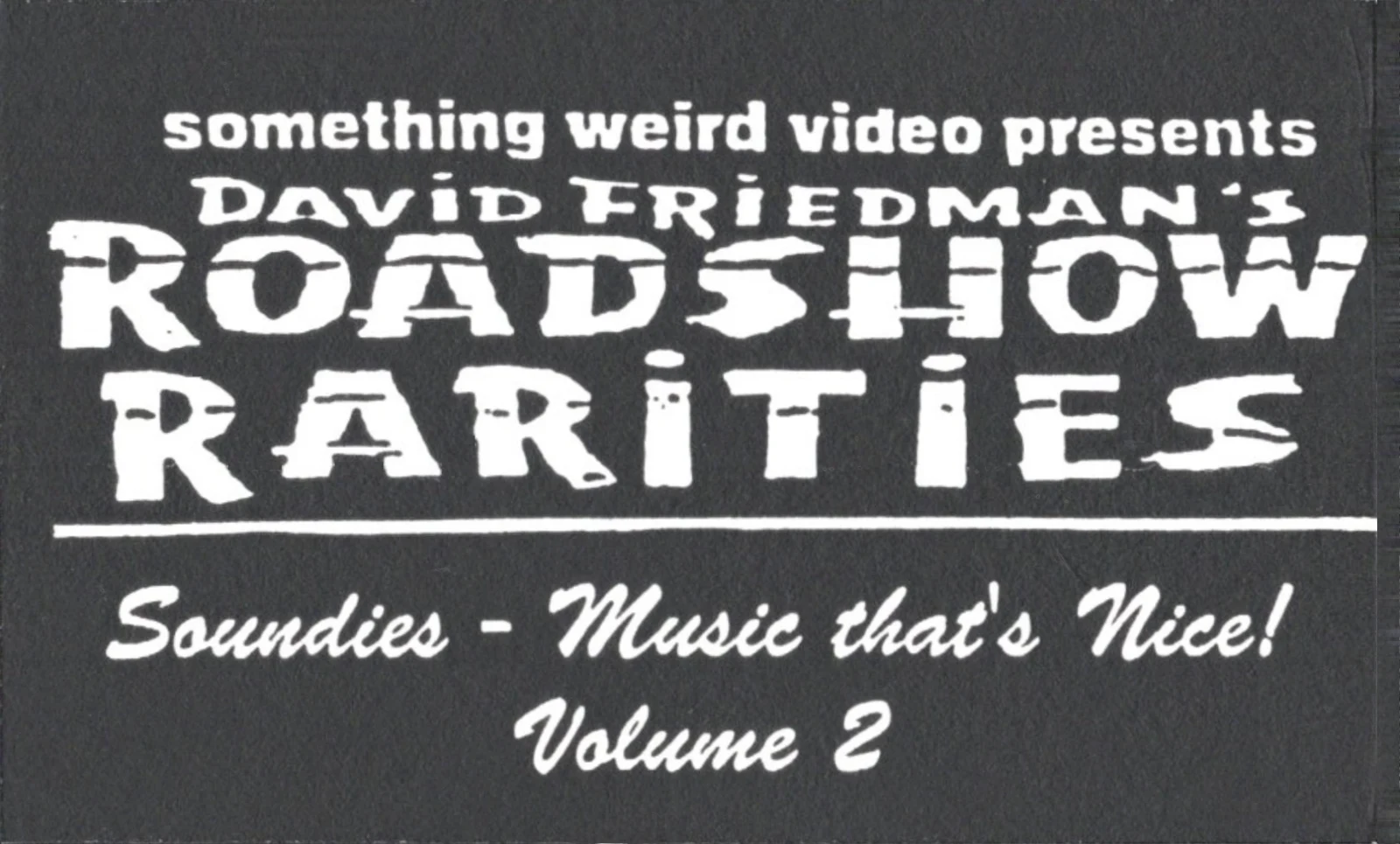 Soundies VHS front label scan