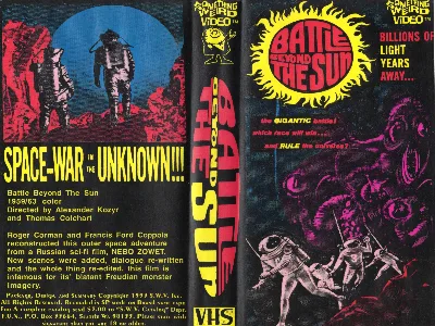 Battle Beyond the Sun VHS cover