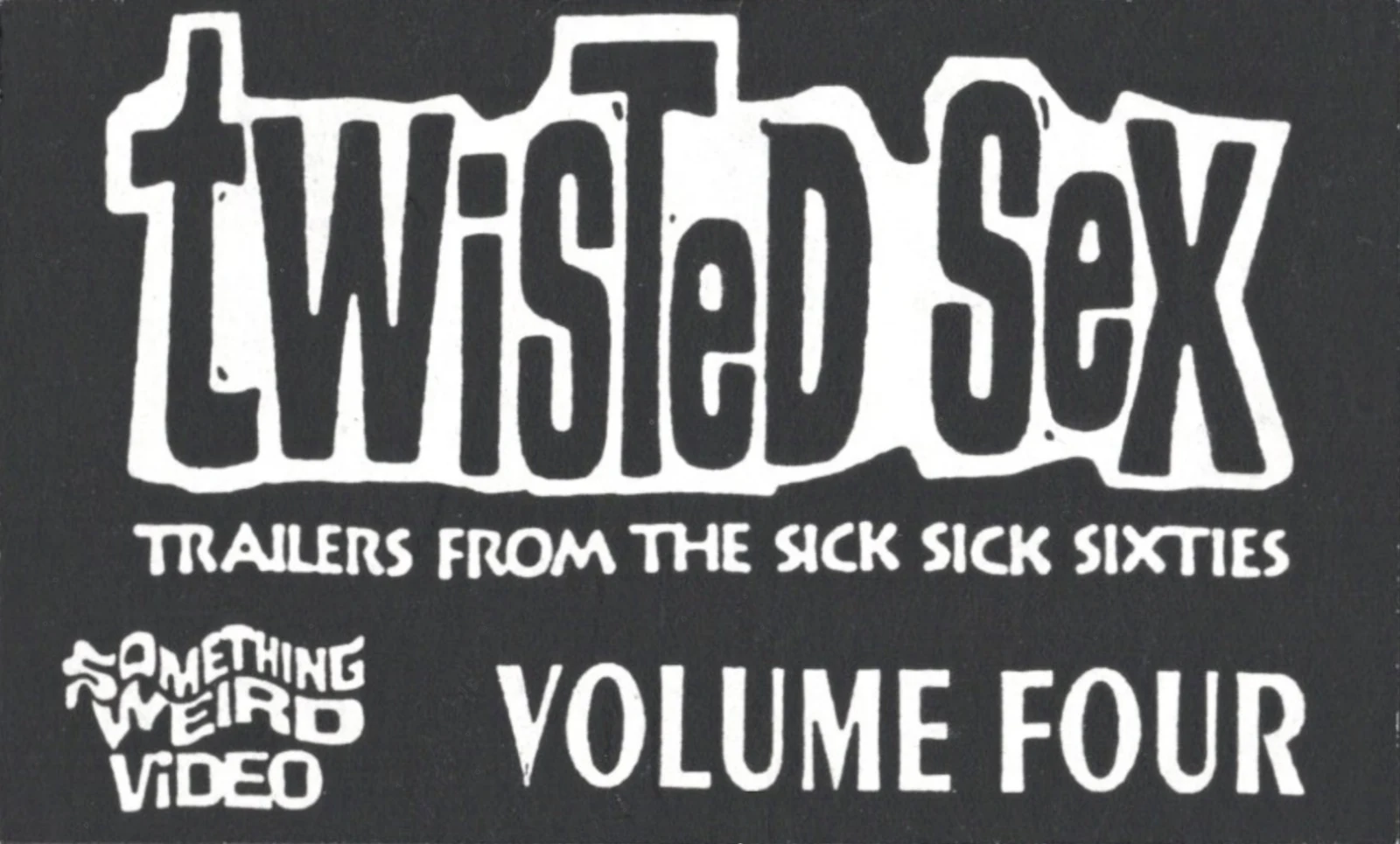 Twisted Sex VHS front label scan