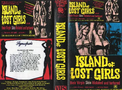Island of Lost Girls VHS cover