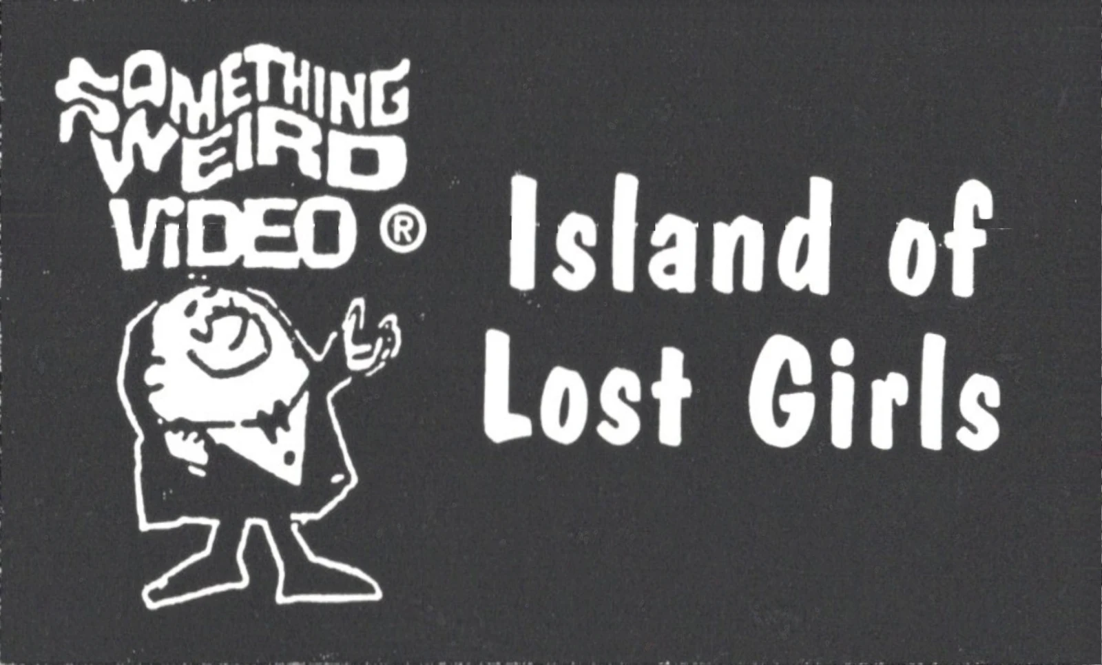 Island of Lost Girls VHS front label scan