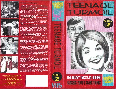 Teenage Turmoil VHS cover