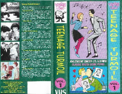 Teenage Turmoil VHS cover
