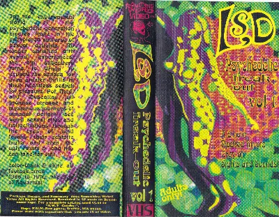 LSD Psychedelic Freakout VHS cover