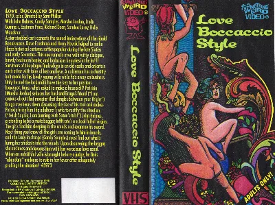 Love Boccaccio Style VHS cover