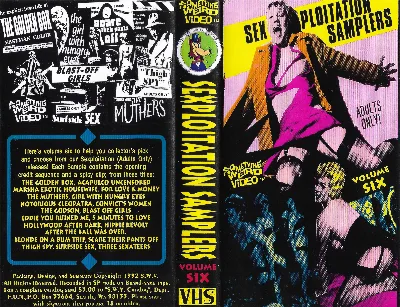 Sexploitation Samplers VHS cover
