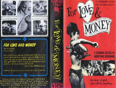For Love & Money VHS cover
