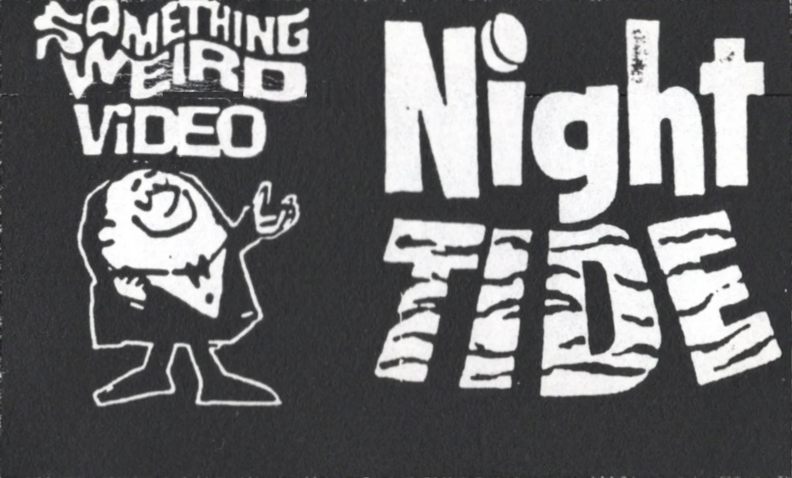 Night Tide VHS front label scan
