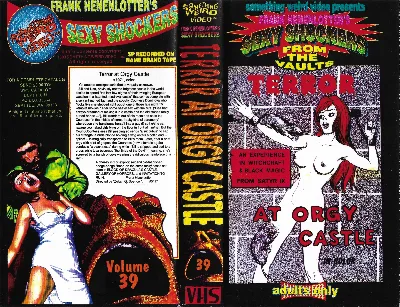 Terror at Orgy Castle VHS cover