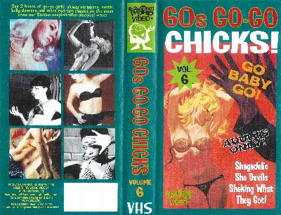 60's Go-Go Chicks VHS cover