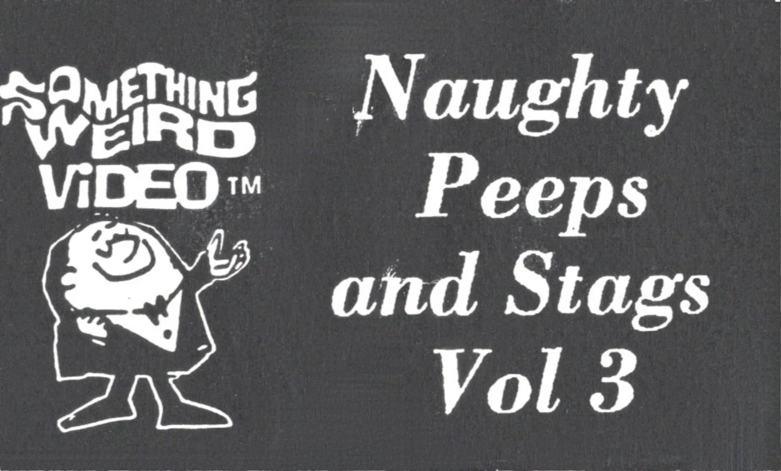 Naughty Peeps & Stags VHS front label scan