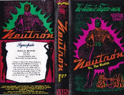 Neutron Vs. the Maniac VHS cover