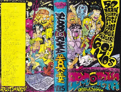 Blood O Rama Shock Show Trailers VHS cover