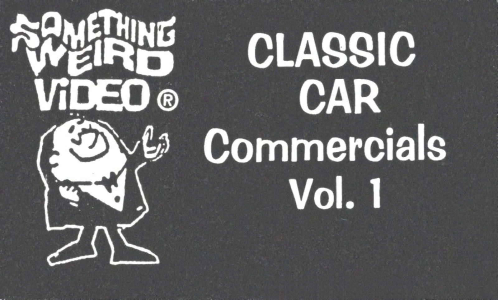 Classic Car Commercials VHS front label scan