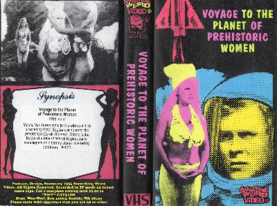 Voyage to the Planet of Prehistoric Women VHS cover