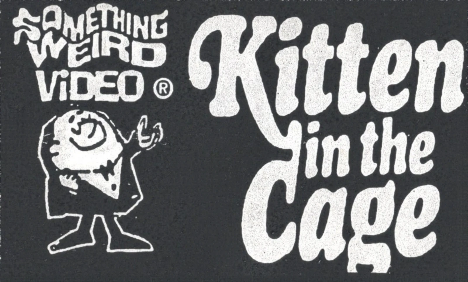 Kitten in the Cage VHS front label scan