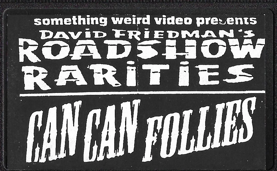 Can Can Follies VHS front label scan