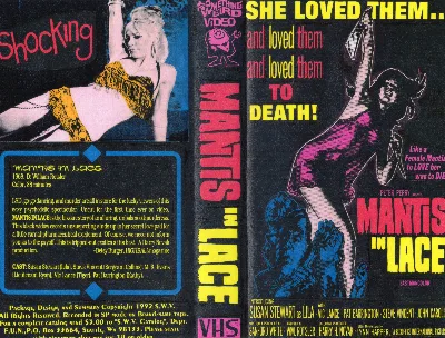 Mantis in Lace VHS cover