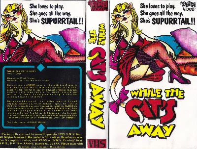 While the Cat's Away VHS cover