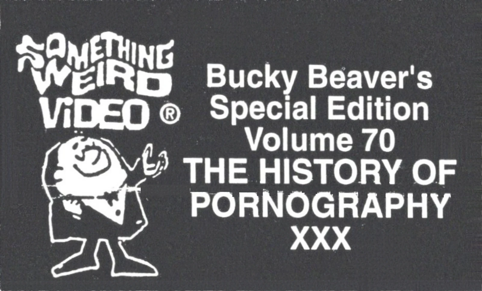 The History of Pornography VHS front label scan