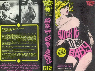 Sock It to Me Baby VHS cover