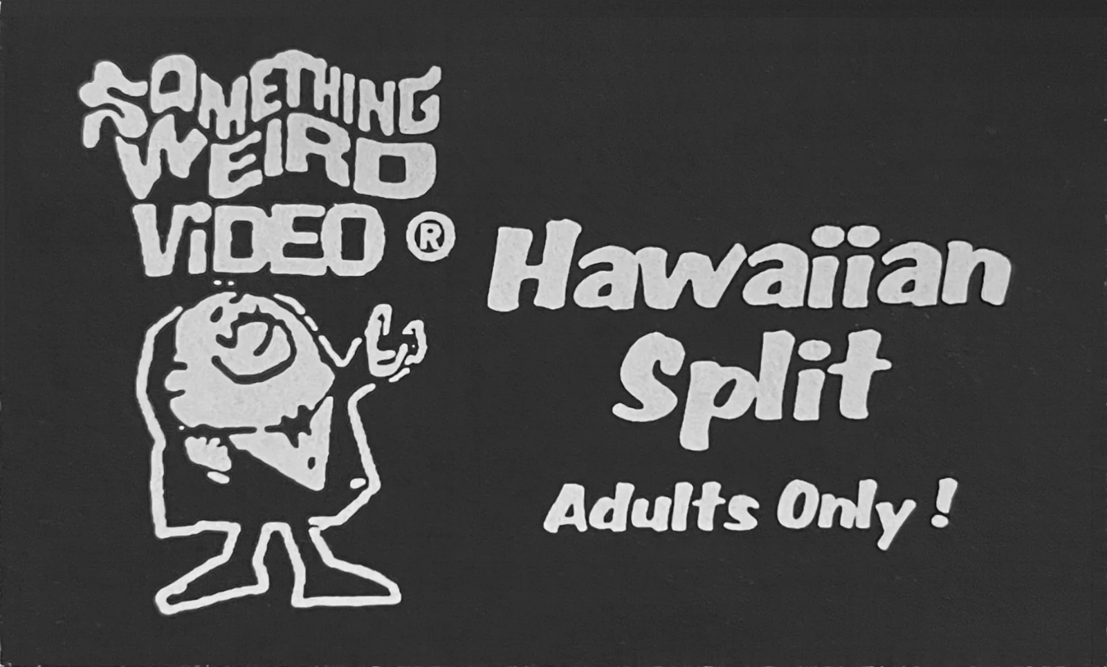 Hawaiian Split VHS front label scan