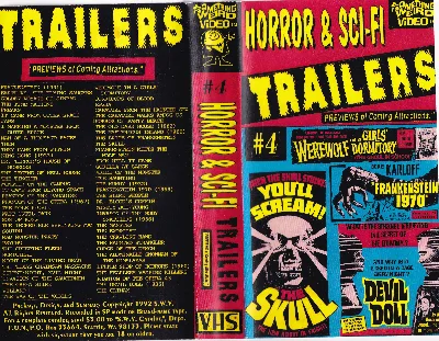 Horror & Sci Fi VHS cover