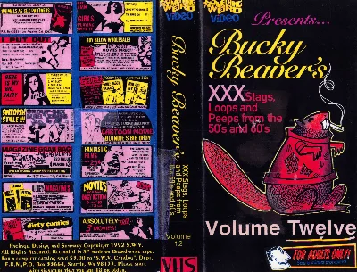Bucky Beaver's XXX Stags, Loops and Peeps from the 50's and 60's VHS cover