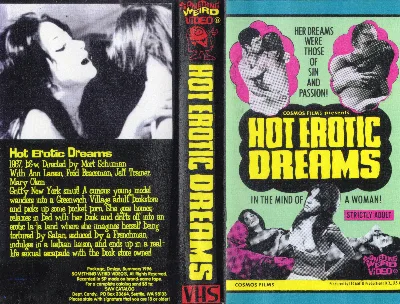 Hot Erotic Dreams VHS cover